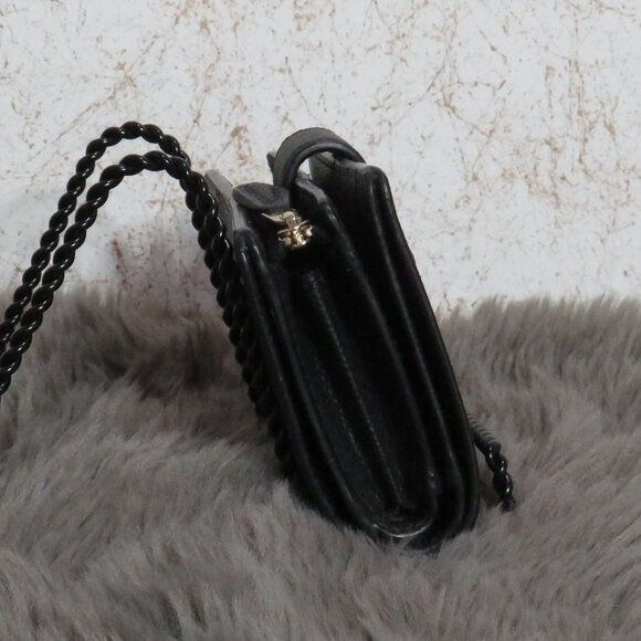 Coach Signature PVC Medium Corner Zip Wallet (Black/Brown) - Picture 4 of 6